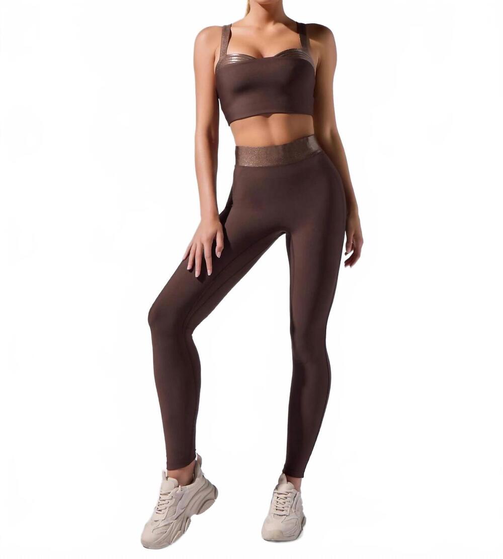 NEW HEROINE SPORT lina active legging in oak